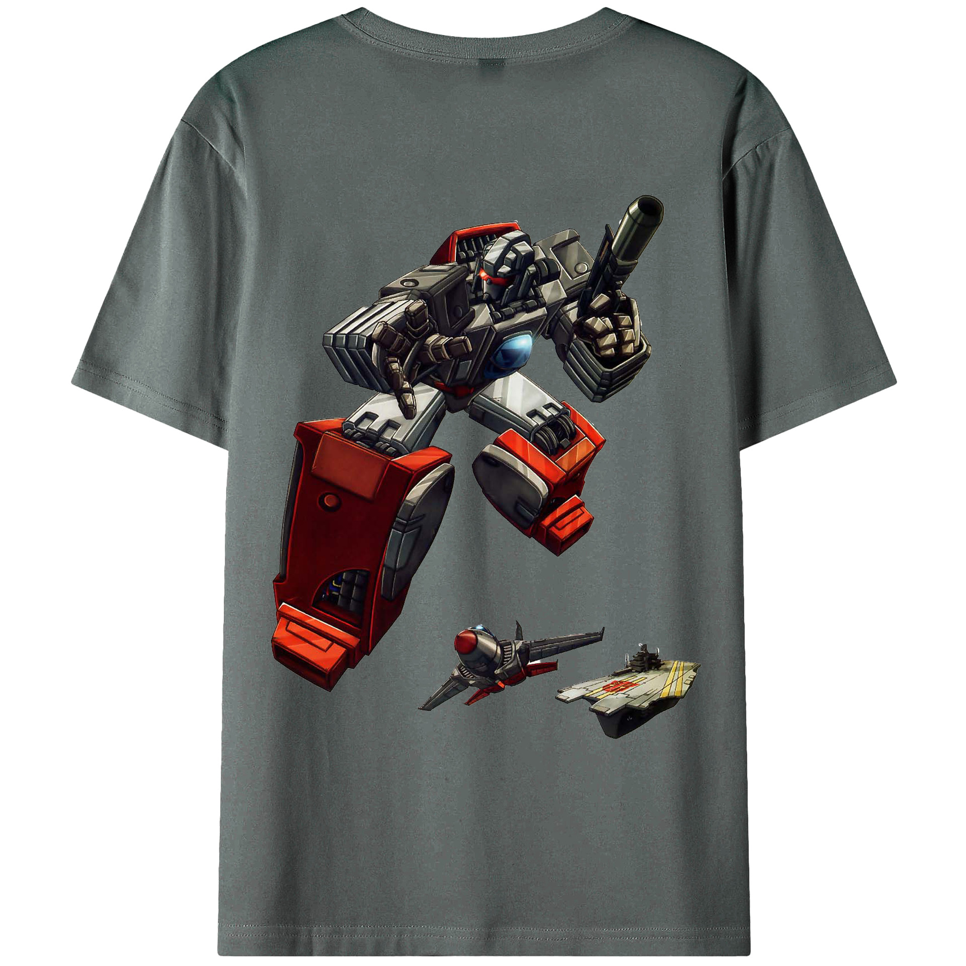 （画像用）  綿100％ メンズ半袖Tシャツ（バックプリント） 通気性